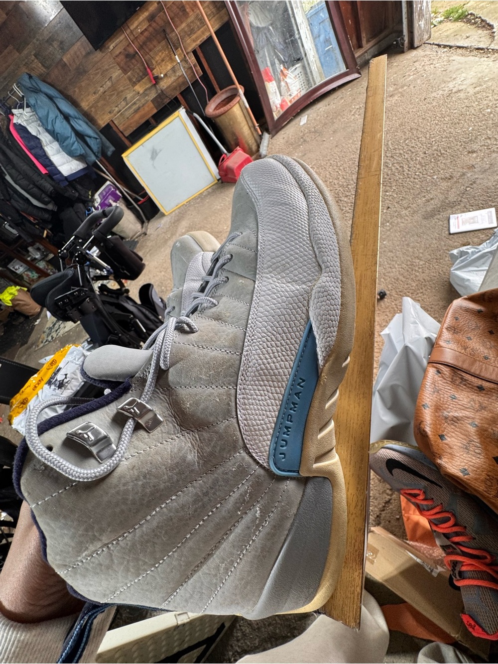 Jordan 12 Retro Grey University Blue